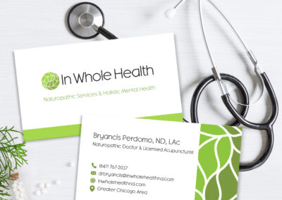 In Whole Health Business Cards